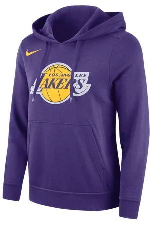 Nike Damska dzianinowa bluza z kapturem NBA Los Angeles Lakers Club