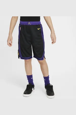 Nike Spodenki dla dużych dzieci Dri-FIT NBA Swingman Los Angeles Lakers City Edition 2023/24