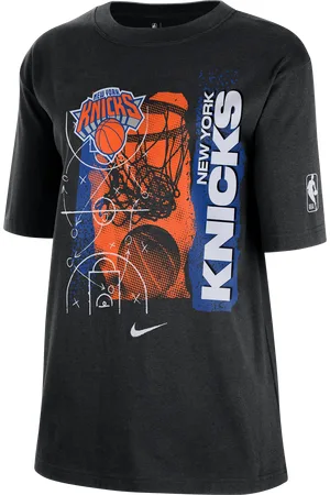 Nike T-shirt damski NBA New York Knicks Courtside