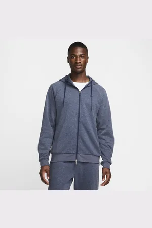 Nike Męska funkcjonalna bluza z kapturem, zamkiem na całej długości i ochroną przed promieniowaniem UV Dri-FIT Primary Fleece