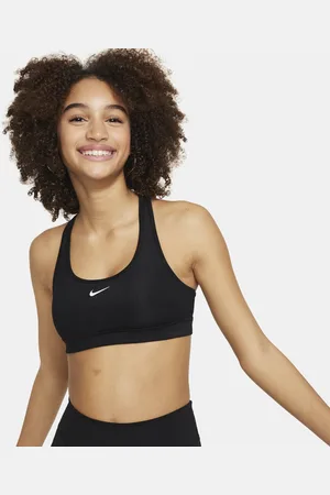 Nike Dziewczęcy stanik sportowy Swoosh