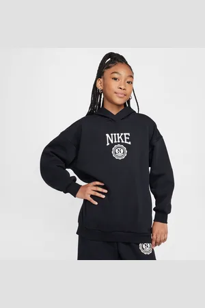 Nike Dziewczęca bluza z kapturem o kroju oversize Sportswear Club Fleece