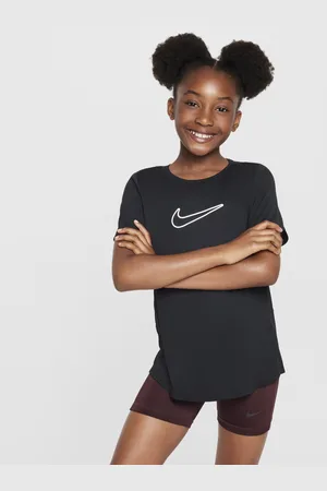 Nike Koszulka z krótkim rękawem dla dużych dzieci (dziewcząt) Dri-FIT One Fitted