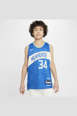 Nike Koszulka dla dużych dzieci Dri-FIT NBA Swingman Giannis Antetokounmpo Milwaukee Bucks City Edition 2023/24