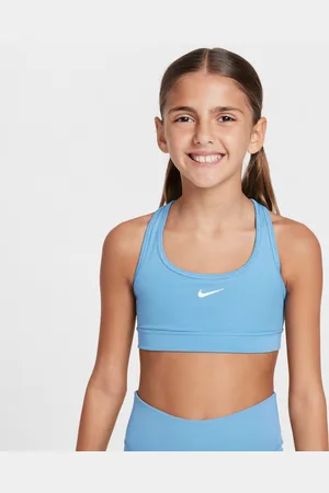 Nike Dziewczęcy stanik sportowy Swoosh