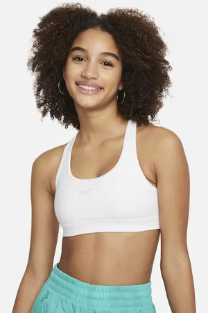 Nike Dziewczęcy stanik sportowy Swoosh