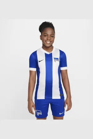 Nike Koszulka piłkarska dla dużych dzieci Dri-FIT Hertha BSC Stadium 2024/25 (wersja domowa) (replika)