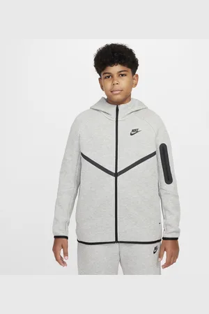 Nike Bluza z kapturem i zamkiem na całej długości dla dużych dzieci Sportswear Tech Fleece (szersze rozmiary)