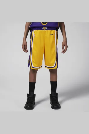Nike Spodenki dla dużych dzieci (chłopców) NBA Swingman Los Angeles Lakers Icon Edition 2023/24
