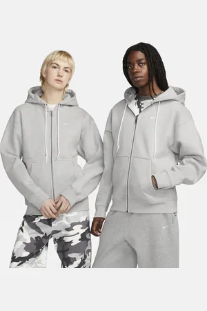 Nike Męska bluza z kapturem i zamkiem na całej długości Solo Swoosh