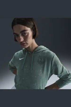 Nike Damska dzianinowa bluza piłkarska z kapturem Tottenham Hotspur Club (wersja trzecia)