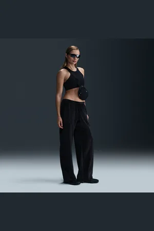 Nike Damskie welurowe spodnie ze średnim stanem Sportswear Chill Knit