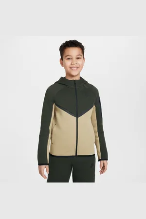 Nike Rozpinana bluza z kapturem dla dużych dzieci Sportswear Tech Fleece