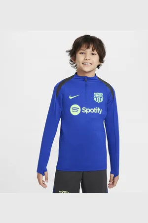 Nike Treningowa koszulka piłkarska dla dużych dzieci Dri-FIT FC Barcelona Strike (wersja trzecia)