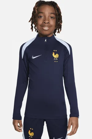 Nike Treningowa koszulka piłkarska dla dużych dzieci FFF Strike Dri-FIT