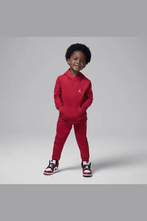 Jordan Dwuczęściowy zestaw z bluzą z kapturem dla maluchów MJ Brooklyn Fleece