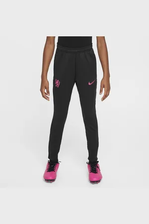 Nike Spodnie piłkarskie dla dużych dzieci Dri-FIT Chelsea F.C. Strike (wersja trzecia)