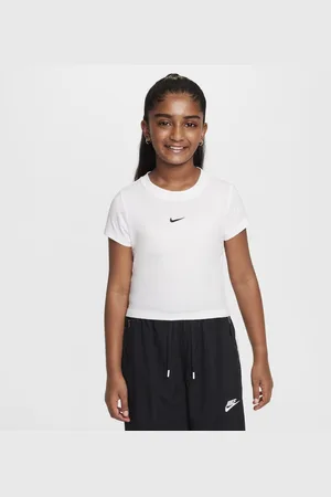 Nike T-shirt o skróconym kroju dla dużych dzieci (dziewcząt) Sportswear
