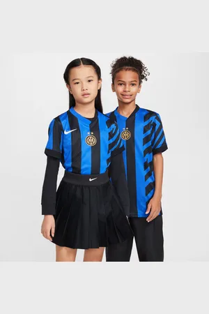Nike Koszulka piłkarska dla dużych dzieci Dri-FIT Inter Mediolan Stadium 2024/25 (wersja domowa) – replika