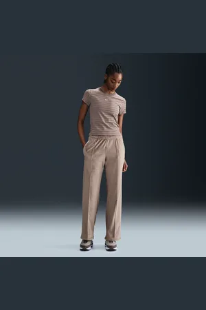 Nike Damskie welurowe spodnie ze średnim stanem Sportswear Chill Knit
