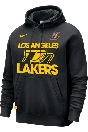 Nike Męska bluza z kapturem NBA Los Angeles Lakers Club Courtside