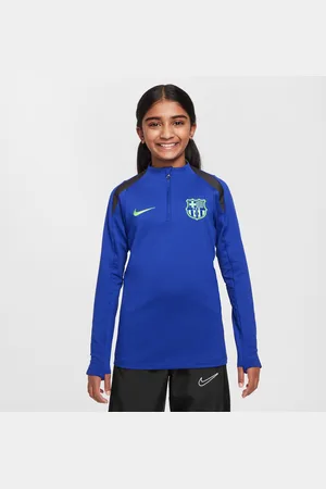 Nike Treningowa koszulka piłkarska dla dużych dzieci Dri-FIT FC Barcelona Strike (wersja trzecia)