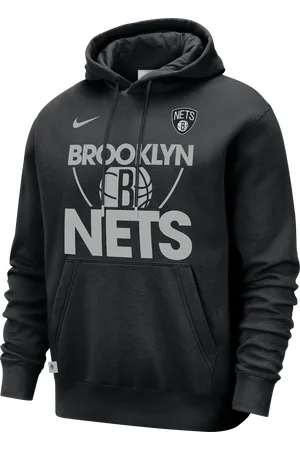 Nike Męska bluza z kapturem NBA Brooklyn Nets Club Courtside