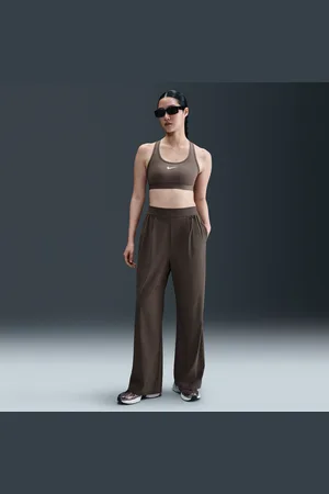Nike Damskie spodnie z wysokim stanem i luźnymi szerokimi nogawkami Dri-FIT 24.7 PerfectStretch