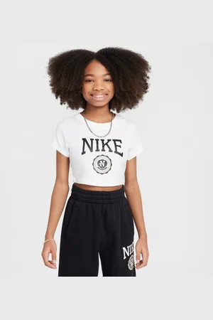Nike T-shirt o skróconym kroju dla dużych dzieci (dziewcząt) Sportswear