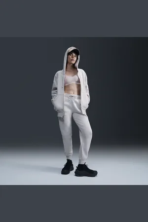 Nike Damska bluza z kapturem o kroju oversize z zamkiem na całej długości Sportswear Phoenix Fleece