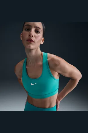 Nike Damski stanik sportowy z wkładkami Swoosh Medium Support