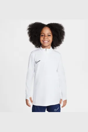 Nike Treningowa koszulka piłkarska z długim rękawem i zamkiem 1/4 dla dużych dzieci Dri-FIT Academy