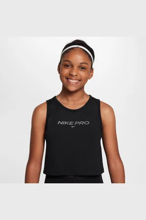 Nike Koszulka bez rękawów dla dziewcząt Dri-FIT Pro