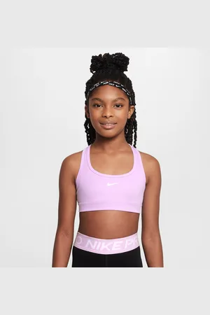 Nike Dziewczęcy stanik sportowy Swoosh