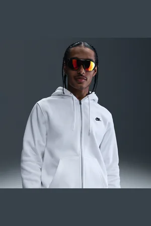 Nike Męska dzianinowa bluza z kapturem i zamkiem na całej długości Club