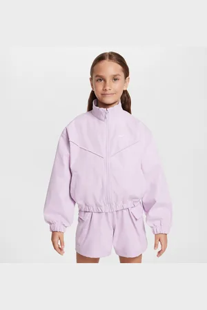 Nike Lekka kurtka dziewczęca o kroju oversize Sportswear