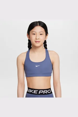 Nike Dziewczęcy stanik sportowy Swoosh