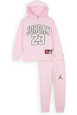 Jordan Dwuczęściowy zestaw z bluzą z kapturem dla małych dzieci Jersey Pack