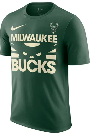 Nike T-shirt męski NBA Milwaukee Bucks Courtside