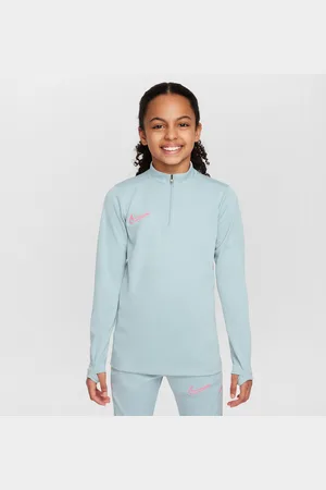 Nike Treningowa koszulka piłkarska z długim rękawem i zamkiem 1/4 dla dużych dzieci Dri-FIT Academy