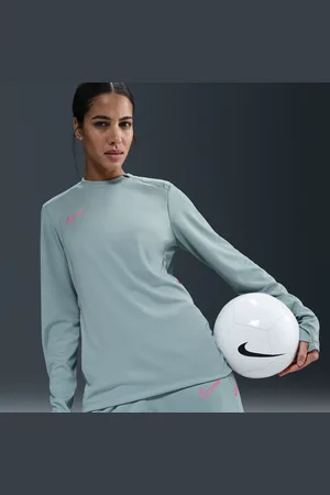 Nike Damska bluza piłkarska z długim rękawem i półokrągłym dekoltem Dri-FIT Academy