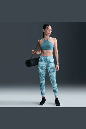 Nike Damskie legginsy 7/8 z nadrukiem i wysokim stanem zapewniające delikatne wsparcie Zenvy