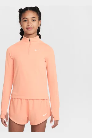 Nike Dziewczęca koszulka z długim rękawem i zamkiem 1/4 Dri-FIT