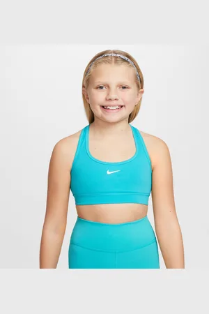 Nike Dziewczęcy stanik sportowy Swoosh
