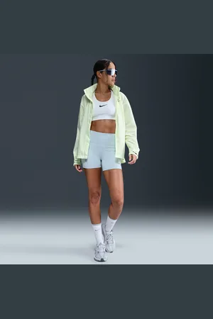 Nike Damskie przylegające spodenki do biegania z wysokim stanem i kieszeniami 10 cm Swift