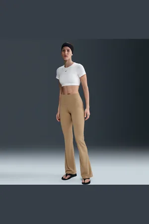 Nike Damskie legginsy z wysokim stanem i rozszerzanymi nogawkami Zenvy