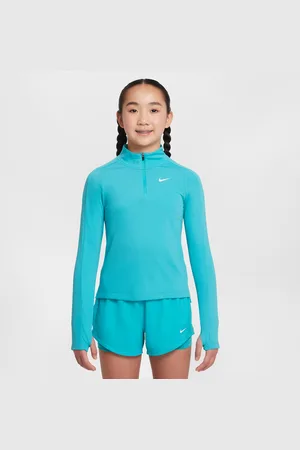 Nike Dziewczęca koszulka z długim rękawem i zamkiem 1/4 Dri-FIT