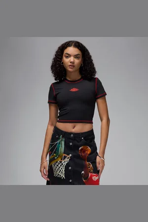 Jordan Damski T-shirt o skróconym kroju z krótkim rękawem Rare Air