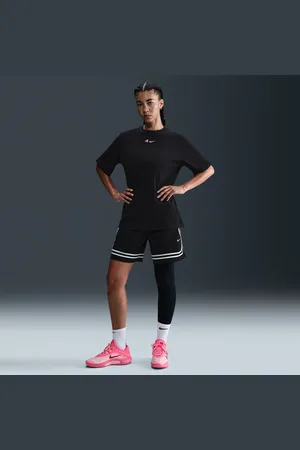 Nike Damskie asymetryczne legginsy do koszykówki ze średnim stanem i jedną nogawką A
