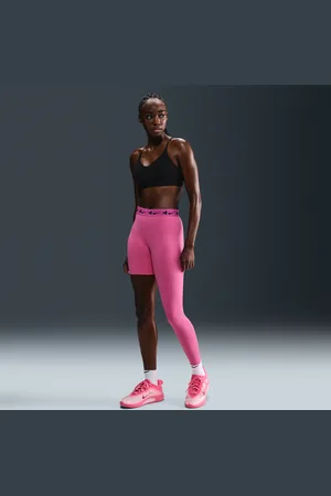 Nike Damskie asymetryczne legginsy do koszykówki ze średnim stanem i jedną nogawką A